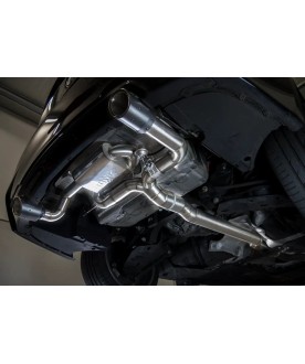 Auspuffanlage - EGO-X Abgasanlage 3,5″ /89mm ab Kat. für BMW 235i/240i F22/F23 inkl. Gutachten