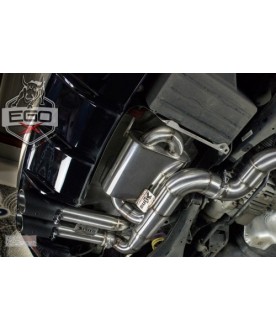 Auspuff - EGO-X 3.5″ AGA mit 3″ MSD ab Kat für Audi S3/A3 3.2 8P mit Zulassung