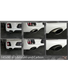 Kia Ceed GT Bull-X Auspuff Endrohrvarianten