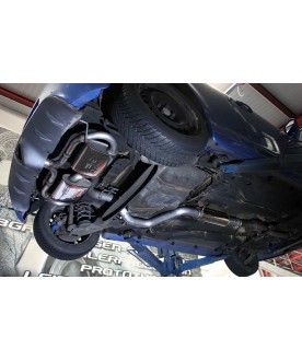 BULL-X Abgasanlage für Opel Corsa D eingebaut