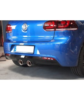 BULL-X Abgasanlage ab Kat inkl. Klappenvorrichtung, MSD und Gutachten für VW Golf 6R