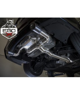 EGO-X Abgasanlage 3.5″ / 89mm ab Kat für BMW F30 335i / 340i inkl. Gutachten